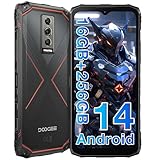 DOOGEE Blade 10 PRO [2024] Outdoor Smartphone Ohne Vertrag Android 14, 16GB+256GB(2TB) Outdoor Handy, 6.56'' HD+, 50MP+8MP Kamera 5150mAh Baustellenhandy, 3 Card Slot/IP68/69K/NFC/Face ID/OTG