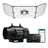 VIVOSUN SGS-SE2T6E42A Smart Grow System, schwarz und weiß, T6 w/ 200W AeroLight SE