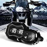 REALOVE LED Scheinwerfer kompatibel mit Motorrad F800GS F800GS Abenteuer F700GS F650GS Frontleuchte mit Engelsaugen Tagfahrlicht, E-Prüfzeichen