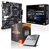 Memory PC Aufrüst-Kit Bundle Ryzen 7 5700X 8X 4.6 GHz Prozessor, 32 GB DDR4, A520M-A II Mainboard (Komplett fertig zusammengebaut inkl. Bios Update und Funktionskontrolle)