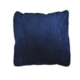 Bone Dry DII Pet Pllow Decke für kleine, mittelgroße Hunde und Katzen, warm, weich und Plüsch, für Couch, Auto, Kofferraum, Käfig, Hundehütte, Small, Solid Navy