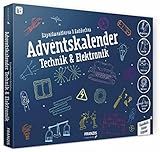 FRANZIS Adventskalender Technik & Elektronik | 24 spannende Versuche zum Experimentieren & Entdecken | Auch ohne Physikvorkenntnisse | Ab 8 Jahren