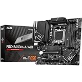 MSI PRO B650M-A WiFi Mainboard, Micro-ATX - Unterstützt AMD Ryzen 7000 Serie Prozessoren, AM5 - DDR5 Memory Boost 6400+MHz/OC, 2 x PCIe 4.0 x16, 2 x M.2 Gen4, Wi-Fi 6E