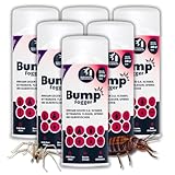 BUMP Fogger Ungeziefer Vernebler 6x400ml - Effektiv gegen Flöhe und andere Insekten - Flohbomben für die Wohnung - Reichweite bis zu 240m3