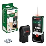 Bosch Home and Garden Laserentfernungsmesser AdvancedDistance 50 C (Distanz bis 50m präzise messen, Touch-Display, Messfunktionen mit integrierter Hilfe, im Karton)