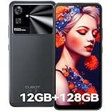 CUBOT Note 21 Smartphone 12GB(6GB+6GB) RAM 128GB ROM TF 1TB Expand 6,56'' Bildschirm Android 13 Handy ohne Vertrag 50MP Kamera 5200mAh 4G Dual SIM Octa Core GPS OTG Schwarz