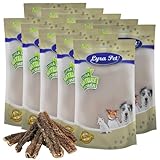 Lyra Pet® 10 kg Rinderpansen 12-15 cm | Naturbelassener Kausnack | Proteinhaltiges Leckerli auch für Welpen und ältere Hunde | Nährstoffreich | Schonend getrocknet | Gut verträglich