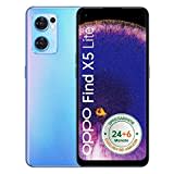 OPPO Find X5 Lite 5G Smartphone, 64 MP Dreifachkamera, 4500 mAh Akku, 65W Schnellladen, 6,4″ AMOLED Display, Mediatek Dimensity 900, 8 GB RAM, 256 GB, 30 Monate Garantie [Exklusiv bei Amazon], Blue