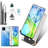 RongZy Ersatz Display Kompatibel für Realme 8 Pro RMX3081/Realme 8 4G RMX3085 Touchscreen Bildschirm Digitizer Glas Assembly + Reparatur Tools(Schwarz)