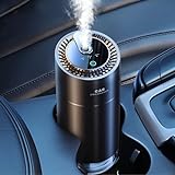 Ceeniu Auto Lufterfrischer, Ultraschall-Zerstäuber, Einstellbare Konzentration, Auto EIN-/Ausschalten, Eingebauter Akku, 45ml Natürlicher Auto Parfüm, Hält 4 Monate, Car Air Freshener, Weißer Moschus