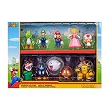 Super Mario Nintendo Figuren 10er Set Freunde und Feinde, 6,5 cm