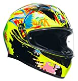 AGV K3 Rossi Winter Test 2019 Integralhelm (gelb/schwarz/blau), XL (61)