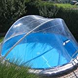 Cabrio Dome für Rundbecken/Abdeckung für Rundpool/für Ø4,50-4,60m/ Dach für Schwimmbecken