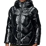 Blauer LOWNEY 2112 24WBLDC02112 wattierte Jacke für Damen, glänzend, Schwarz , S