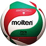 Molten V5M5000 Herren NCAA Flistatech Volleyball (Rot/Grün/Weiß, Offiziell)