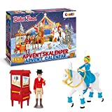 CRAZE Spielzeug Adventskalender Bibi & Tina Weihnachtszirkus, Adventskalender Kinder mit 24 tollen Pferdespielzeugen, komplettes Spielset