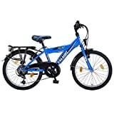 20 Zoll Kinderfahrrad 6-Gang mit Alufelgen und Beleuchtung EU-Produkt Farbe blau-schwarz Talson