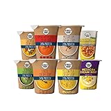 Protein Instant Suppe Street Soup Probierpaket | 8x50g, je 300 ml Suppe | Low carb & 20% Protein | Vegan | Instant-Cremesuppen für Diät & Detox | Nur natürliche Zutaten | Fertiggerichte & Fertigessen