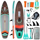 Niphean Stand up Paddle Board mit Ausgewogenem Flügeldesign und robustem SUP Zubehör, 335cm Stabil Inflatable Paddle Boards for Adults, Sup Board, Stand up Paddling Board mit Sitz, Paddleboard