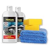 ABACUS® 2x 500 ml Politex - Lackversiegelung mit Carnaubawachs mit Tuch und Schwämmen (7043)