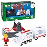 BRIO World 33510 IR Express Reisezug - Elektrische Lokomotive mit Fernsteuerung - Zubehör- Kleinkindspielzeug empfohlen ab 3 Jahren, tolles