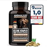 Animalius® Gelenktabletten für Hunde extra klein [FÜR ALLE Hunderassen] - mit Grünlippmuschel, MSM & Teufelskralle - getestete Hunde-Tabletten für Normale Knochen und Gelenke - 120 Stück [vorbeugend]