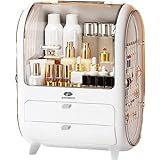 Rheinkuss Make-Up Organizer mit Schubladen I wasserdicht & staubfest, Kosmetik-Organizer Schminktisch Bad MakeUp Schminke Parfum Nagellack Kosmetik Schmink-Aufbewahrung Beauty Zubehör Badezimmer