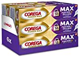 Corega Max Fixierung + Versiegelung, Fixiercreme für Zahnprothese, bis zu 12 Stunden Lebensdauer, 6 x 40 g