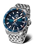 Vostok Europe Herren-Automatikuhr Rocket N-1 Stahl/Blau NH35A-225A615B