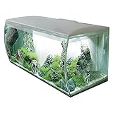 Fluval Flex Aquarium 123L, Süßwasser Aquarium, weiß