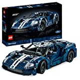 Lego Technic Ford GT 2022 Auto-Modellbausatz für Erwachsene, Supercar im Maßstab 1:12 mit authentischen Merkmalen, fortschrittliches Sammlerset 42154