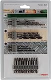 Bosch Accessories 19tlg. Uneo Mixed-Set (für Holz, Metall und Stein, Zubehör Bohrhammer)