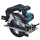 Makita Akku-Handkreissäge 66 mm, 18 V im Makpac ohne Akku/Ladegerät DHS630ZJ Schwarz, Blau 14 x 260 mm