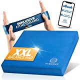 My Balance XXL - Balance-Pad inkl. Widerstandsband I Hochwertiges Balancekissen mit E-Book I Stärkt deine Balance I Balance Pad für Physiotherapie