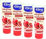 Elina Granatapfel Handcreme 75ml in Tube, 4er Pack