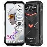 DOOGEE VMAXPLUS Android 14 Outdoor Handy 5G, 512 GBROM 36GB RAM 22000mAh 6,58'' FHD+ 120Hz Outdoor Smartphone Ohne Vertrag 200MP+32MP+20MP Nachtsichtkamera Dual SIM/WiFi 6/Fingerabdruck ID/NFC/IP69K