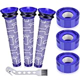 Artraise V8 Filter für Dyson 3 HEPA-Nachmotorfilter-Kit & 3 Vorfilter V8 V7 Ersatzfilter Set für Dyson V8 V7 Animal Absolute Staubsauger Ersatzteile Zubehor # DY-96566101, DY-96747801