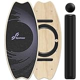 Balance Board Holz, Sportneer Indoorboard Skateboard, Indoor Surfboard Trickboard und Gleichgewichtsboard für Kinder und Erwachsene