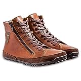 Magical Shoes Barefoot Schuhe Damen & Herren, warme Barfußschuhe, Minimal Footwear Men Women, Halbstiefel ultraleicht, Winter Stiefelette rutschfest, Gr. 40, Alaskan Buffalo Chestnut