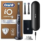 Oral-B iO Series 9 Plus Edition Elektrische Zahnbürste/Electric Toothbrush, PLUS 3 Aufsteckbürsten inkl. Whitening, Magnet-Etui, 7 Putzmodi , Geschenk Mann/Frau, black