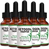 Ketogen Tropfen - V2022 | Keto Tropfen Hochdosiert | 10 ml Inhalt pro Flasche (5x)