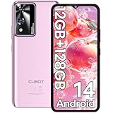 CUBOT A10 Smartphone Ohne Vertrag - 12(4+8) GB+128GB/1TB, Android 14 Handy Günstig, 6.56 Zoll HD+/90Hz Bildschirm, 48MP+16MP Kamera, 5100mAh, Dual SIM 4G Simlockfreie Handys, Face ID/GPS/OTG