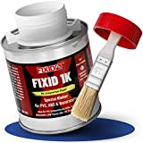 FIXID 1K Schlauchboot Reparatur Kleber extra stark 250ml mit Pinsel - Flüssiger PVC Kleber zum Flicken und Kleben von Luftmatratze Pool Boot Sup Board - Reparaturkleber selbstklebend wasserdicht