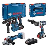 Bosch Professional Combo Kit GSR 18V-110C + GWX 18V-10 P + GBH 18V-26 F (inkl. 1x 4,0 Ah ProCORE18V-Akku, 1x Akku ProCORE18V 8.0Ah, Ladegerät GAL 18V-160 C, in XL-BOXX)