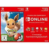 Pokémon: Let's Go, Evoli! [Switch Download Code] + Switch Online 12 Monate Familie [Download Code]