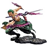 Miotlsy Anime Figur, 26cm Figur Anime Roronoa Zoro Spielzeugfigur,Dreitausend Welt Anime Figuren Dekoration Sammlerstück PVC Anime Charakter Modell für Schreibtische, Autoinnenräume,Anime-Fans