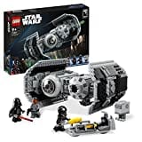 LEGO Star Wars TIE Bombe Modellbausatz mit Darth Vader Minifigur mit Lichtschwert und Gonk-Droide, baubares Spielzeug mit Starfighter als Geschenk 75347