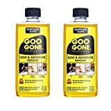 Goo Gone Original – 237 ml – Oberflächensicherer Klebstoffentferner entfernt sicher Aufkleber, Etiketten, Abziehbilder, Rückstände, Klebeband Kaugummi, Fett, Teer – 2 Stück