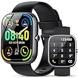 taopodo Smartwatch Herren Damen, 1.91" HD Fitnessuhr mit Telefonfunktion, 115+Sportmodi Wasserdicht Sportuhr, Fitness Tracker mit Schrittzähler Pulsmesser Schlafmonitor Smart Watch für Android iOS