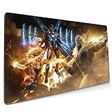 GXGZ Mauspad Rechteck rutschfestes Gummi Elektronischer Sport Übergroßes großes Mousepad-Spiel, 15,8 x 35,5 Zoll MPD-801